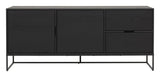 LIPP sideboard 176x40 - aska/svart