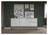 TENZO - LIPP Sideboard w. 2 lådor, vita