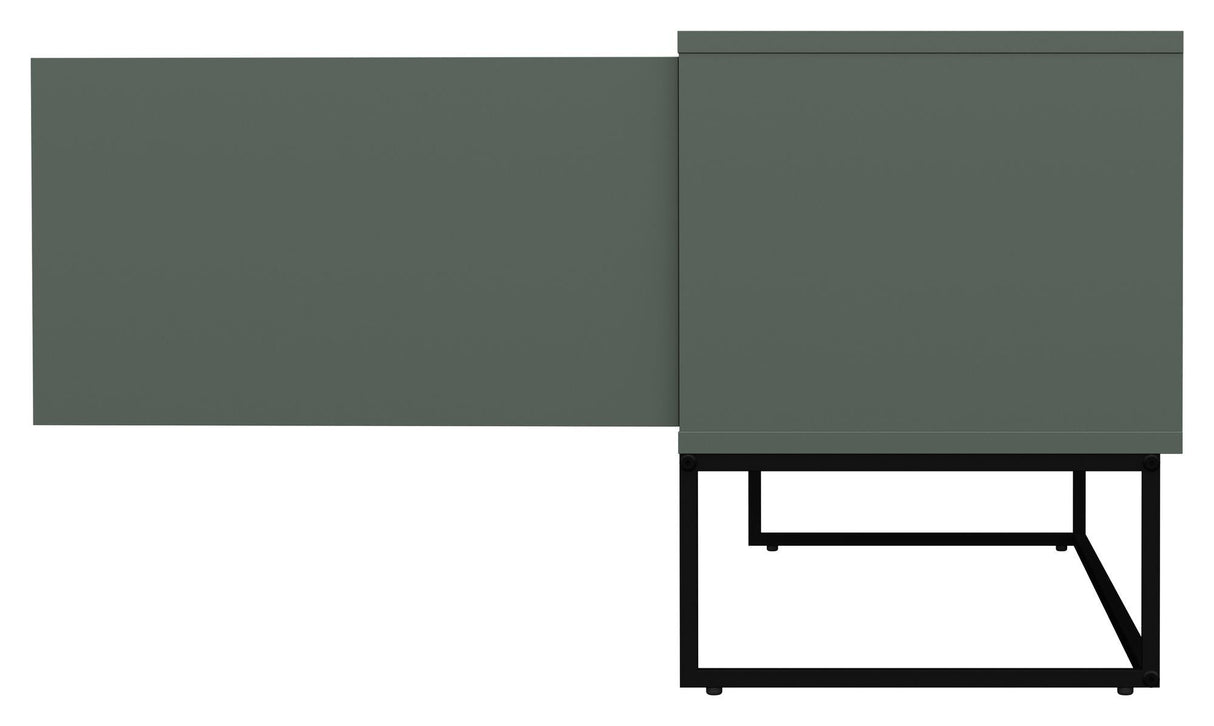 Tenzo - LIPP TV -bord, Matte Green, f: 118