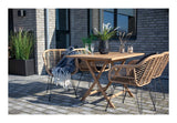 Trieste Garden Chair med svart kudde, Polyrattan