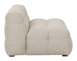 Hudson Lounge Chair, Beige Bouclé