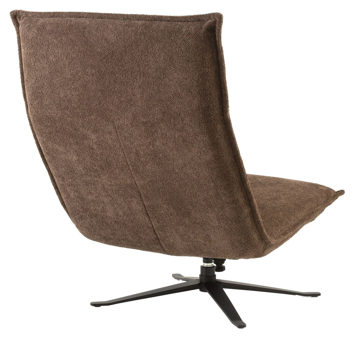 Nelson Recliner med lutning och justerbar nackstöd, brunt textil