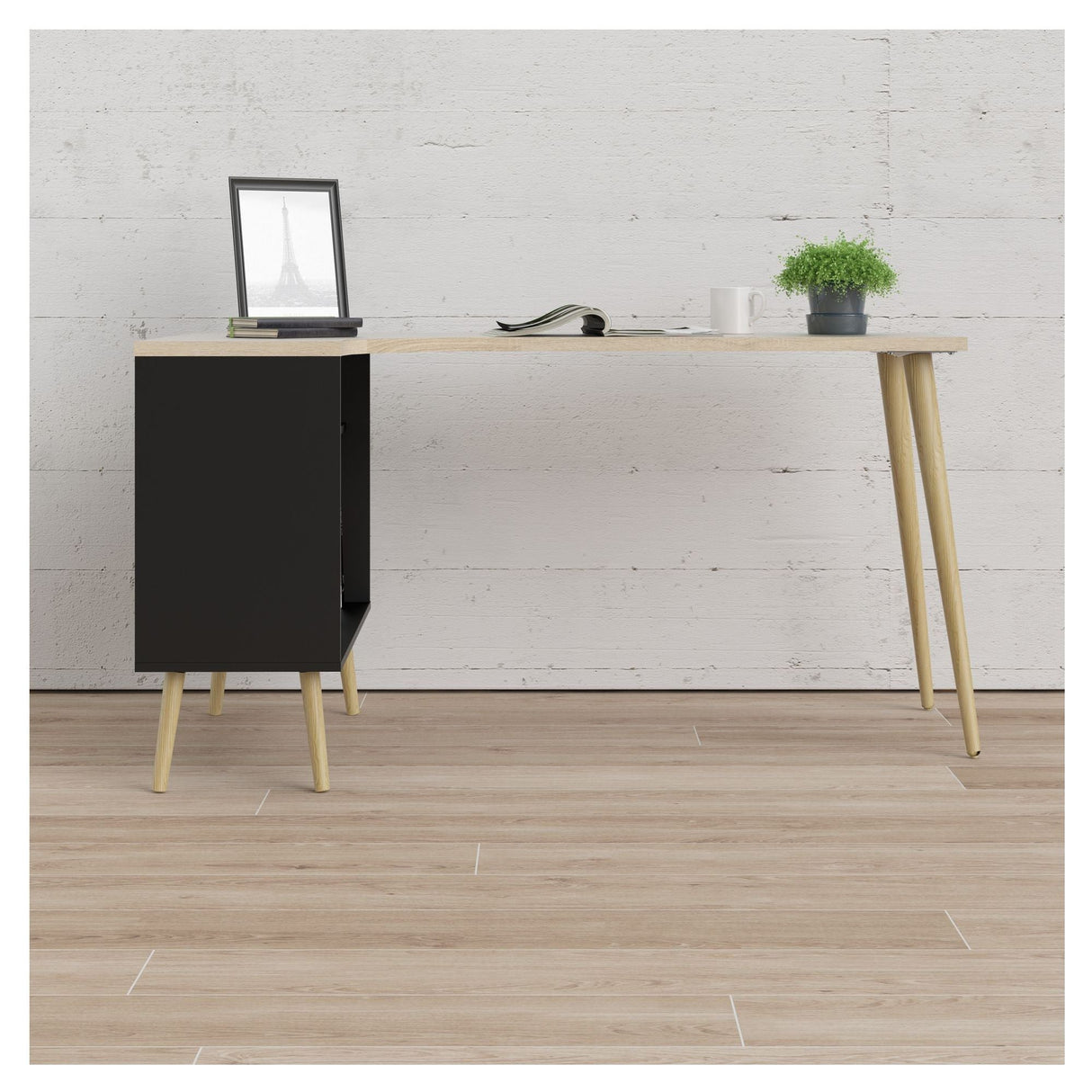 Oslo Desk, Black Oak