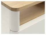 Amalfi -bord - White/Oak Veneer, B120