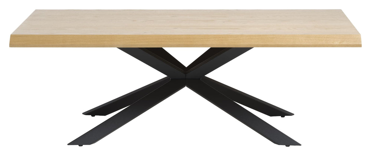 Helsingfors soffbord, 68x130, Oak Veneer/Black