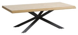 Helsingfors soffbord, 68x130, Oak Veneer/Black