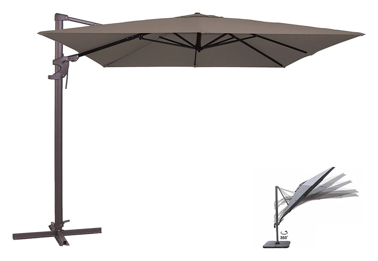 Colmar Parasol 250x250 - Dark Grey