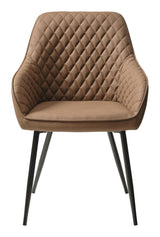 Milton Dining Chair, Brown Pu