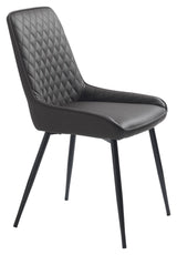 Milton Dining Chair, Dark Brown Pu