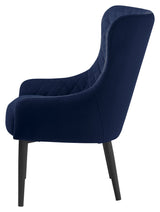 Ottowa Lounge Chair, Blue Velvet