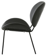 Sault Lounge Chair - Dark Grey Pu