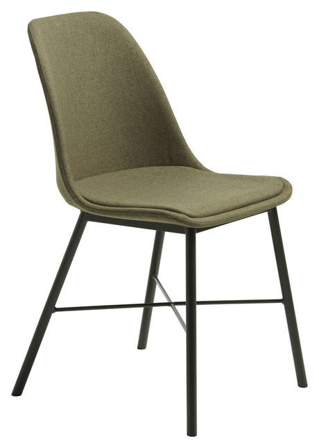 Whistler Dining Chair, Olive Green Fabric