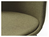 Whistler Dining Chair, Olive Green Fabric