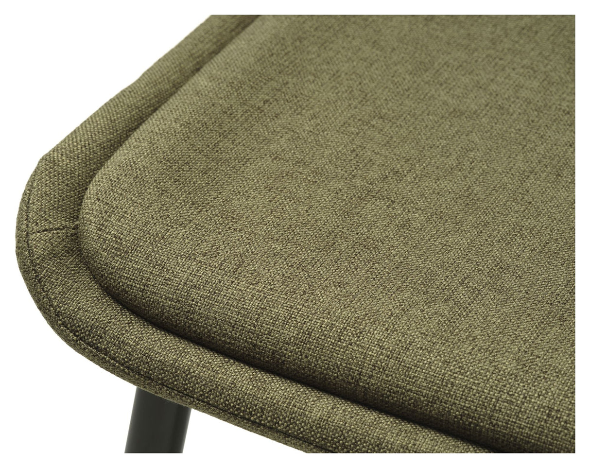 Whistler Dining Chair, Olive Green Fabric