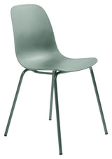 Whitby Dining Chair, Dusty Green Plastic