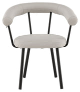 Västers x Josefin Lustig Dining Chair - Off White Faux Leather