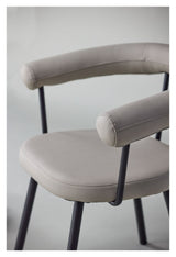 Västers x Josefin Lustig Dining Chair - Off White Faux Leather