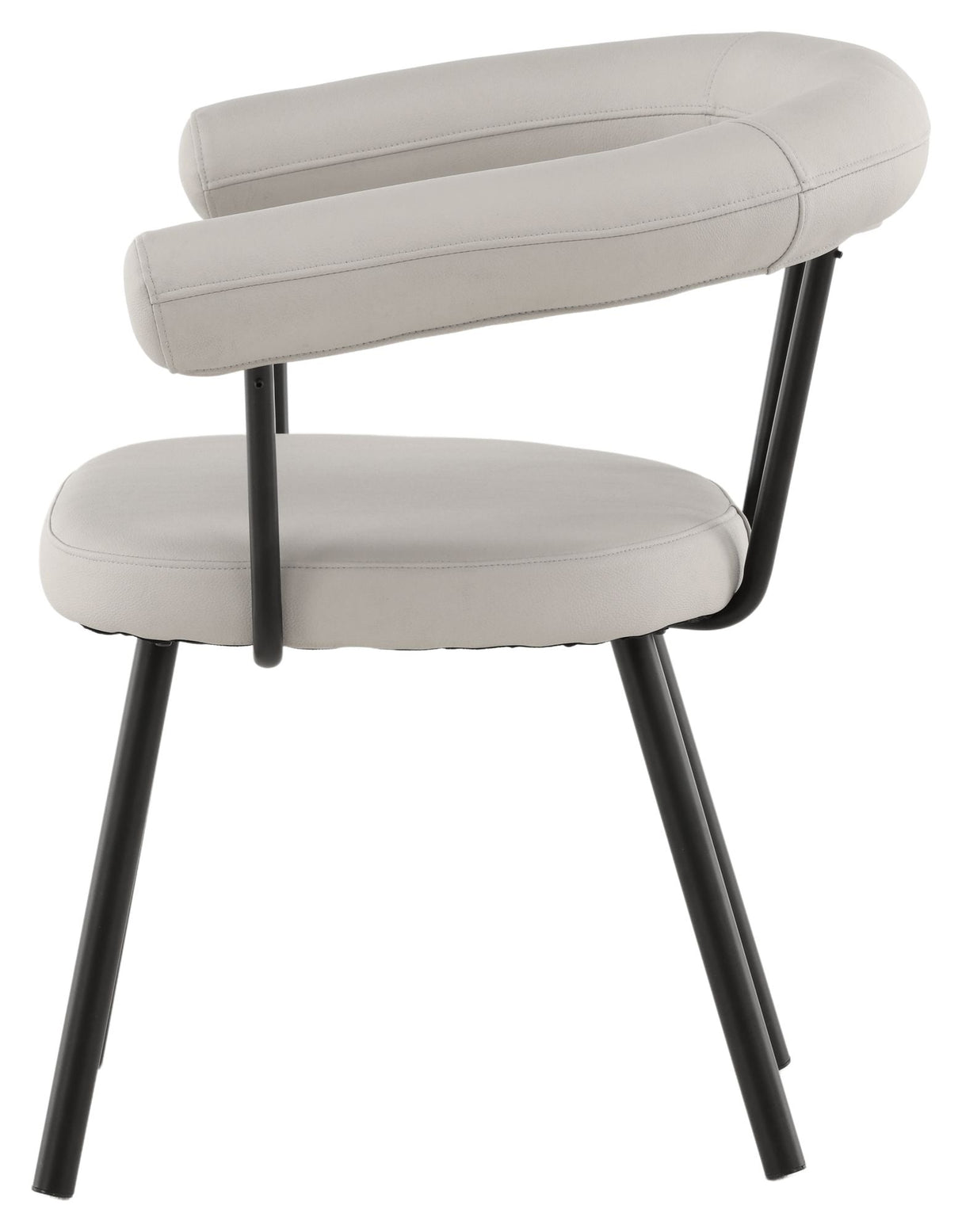 Västers x Josefin Lustig Dining Chair - Off White Faux Leather