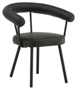 Västers x Josefin Lustig Dining Chair - Black Leatherette