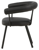 Västers x Josefin Lustig Dining Chair - Black Leatherette