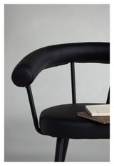 Västers x Josefin Lustig Dining Chair - Black Leatherette