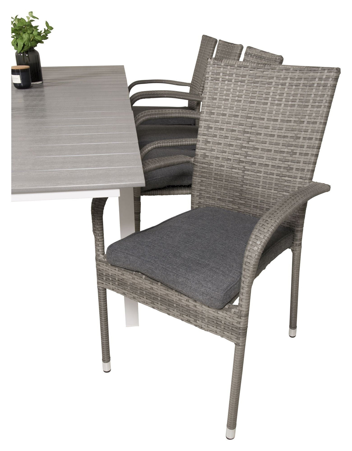 Anna Garden Chair, Gray