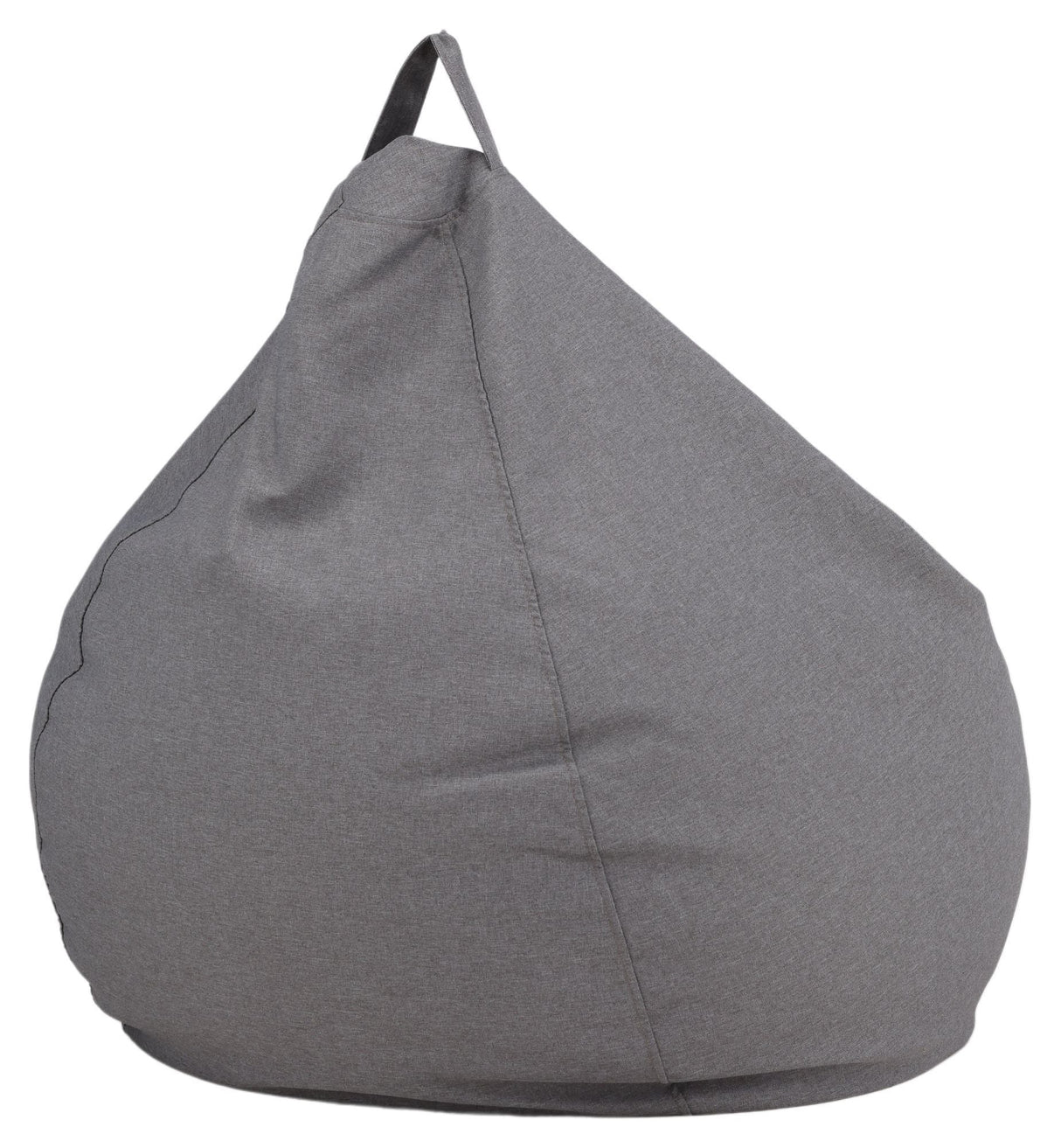 Bago beanbag stol, mörkgrå tyg, 80x53x110