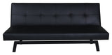 Bodil Soffa Bed - Black Leatherette