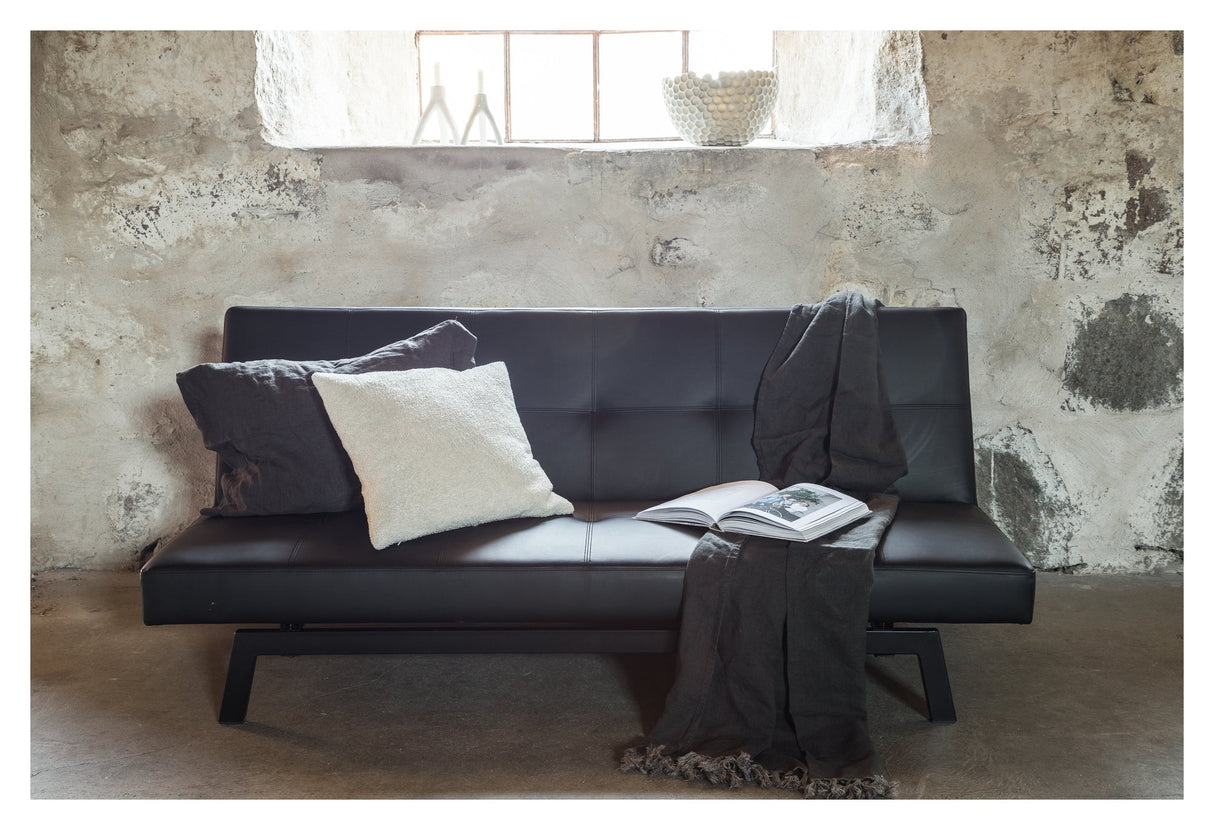 Bodil Soffa Bed - Black Leatherette