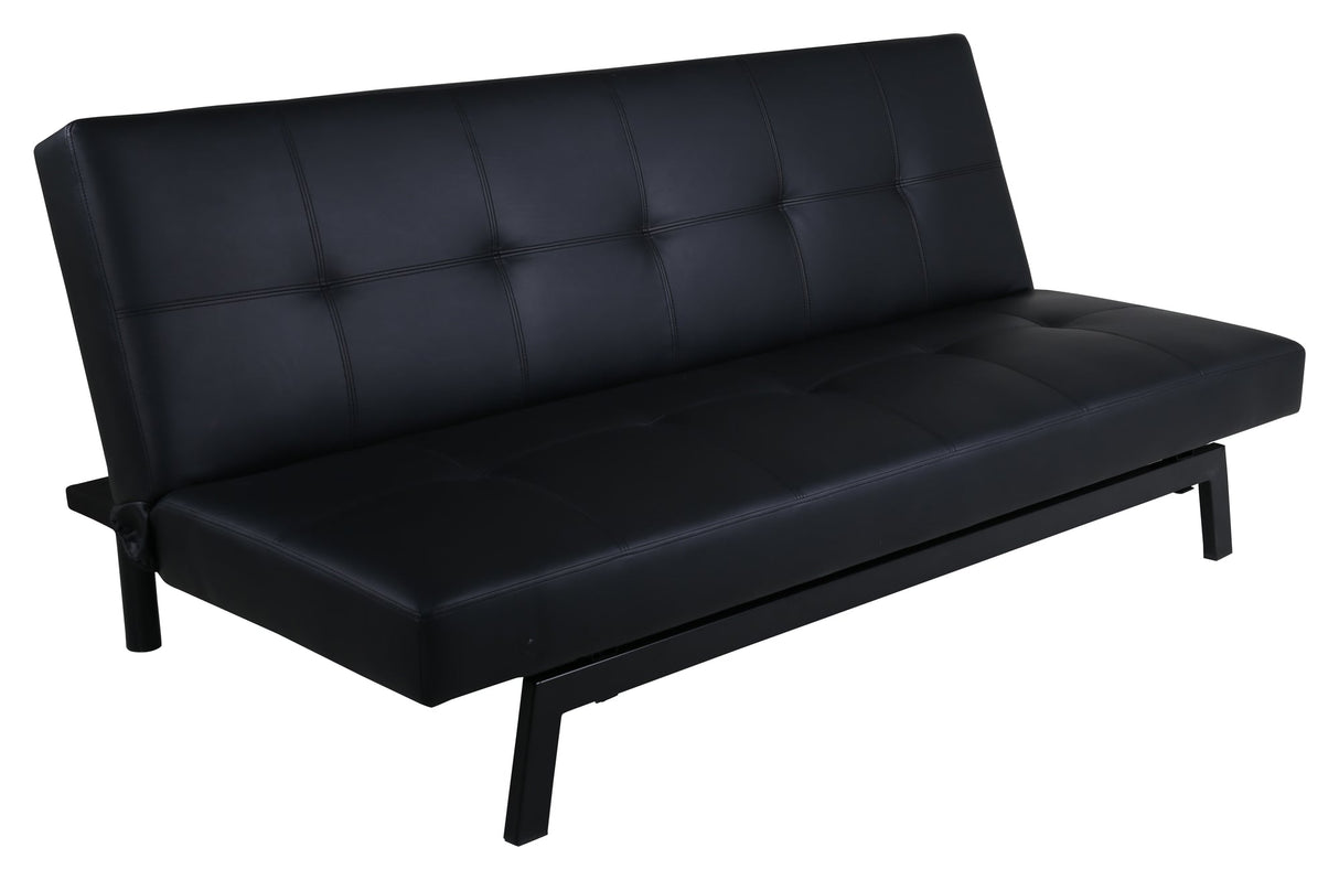 Bodil Soffa Bed - Black Leatherette