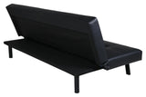 Bodil Soffa Bed - Black Leatherette