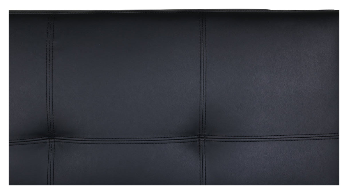 Bodil Soffa Bed - Black Leatherette