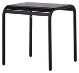 Borneo Garden Table, Black Alu, 70x70