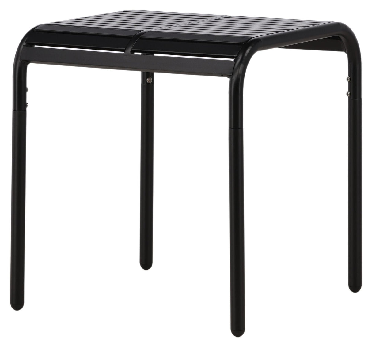 Borneo Garden Table, Black Alu, 70x70