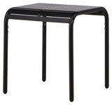 Borneo Garden Table, Black Alu, 70x70