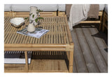 Cane Lounge Table 70x120 - Bambu