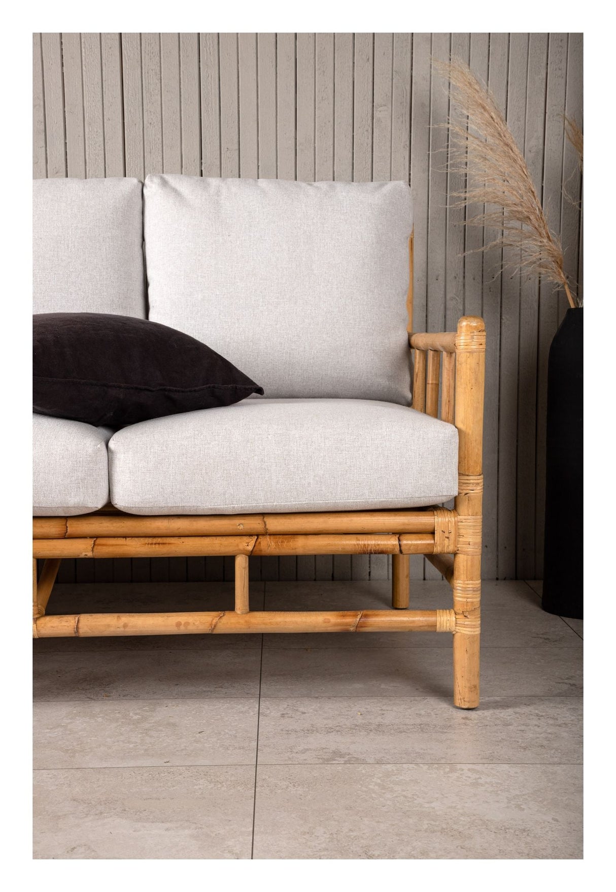 Cane Lounge soffa - bambu