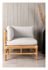 Cane Sofa Corner Module - Bambu