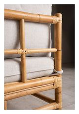 Cane Sofa Corner Module - Bambu