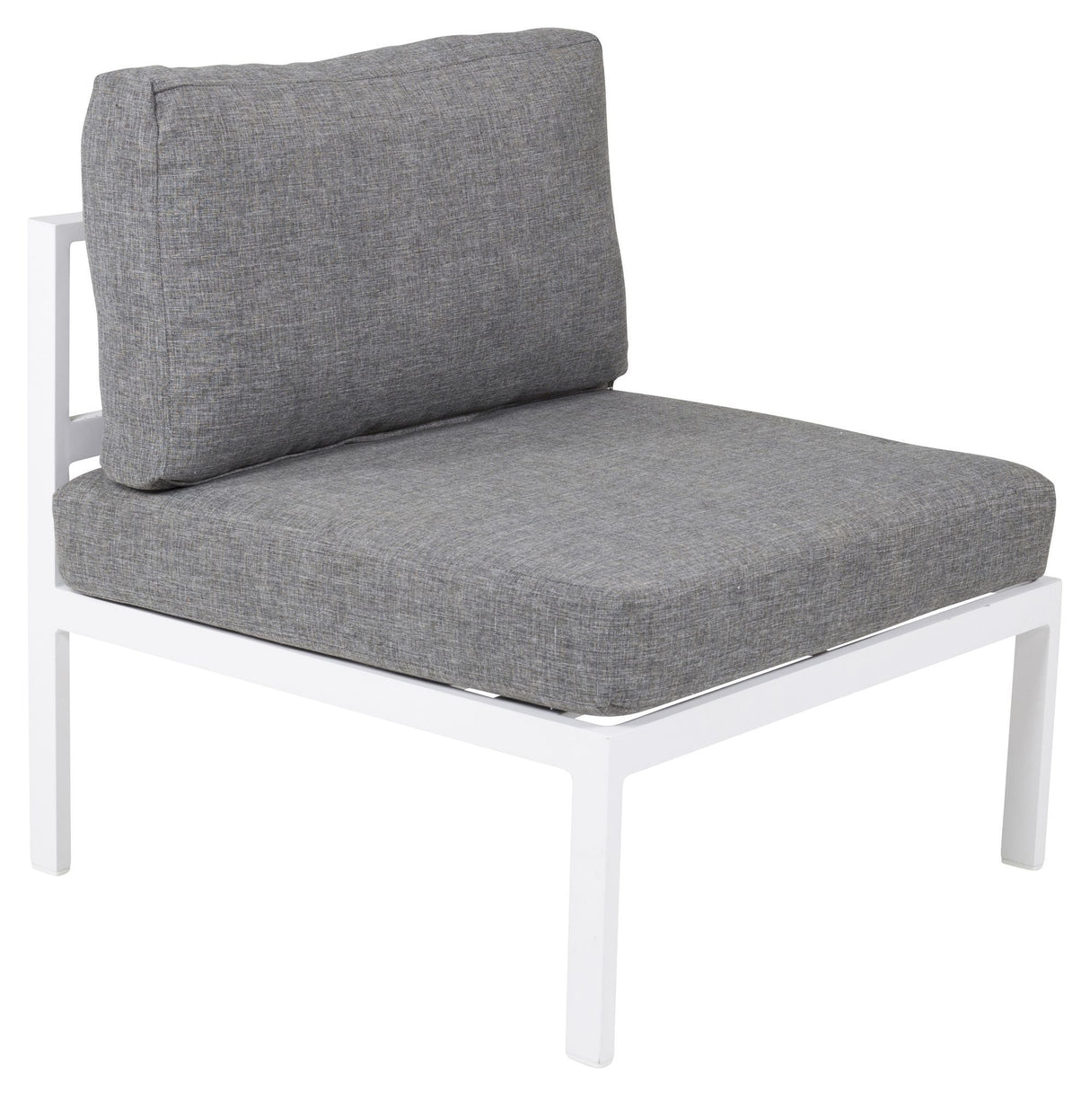 Copacabana Lyx, Mid, White Alu/Grey Cushion