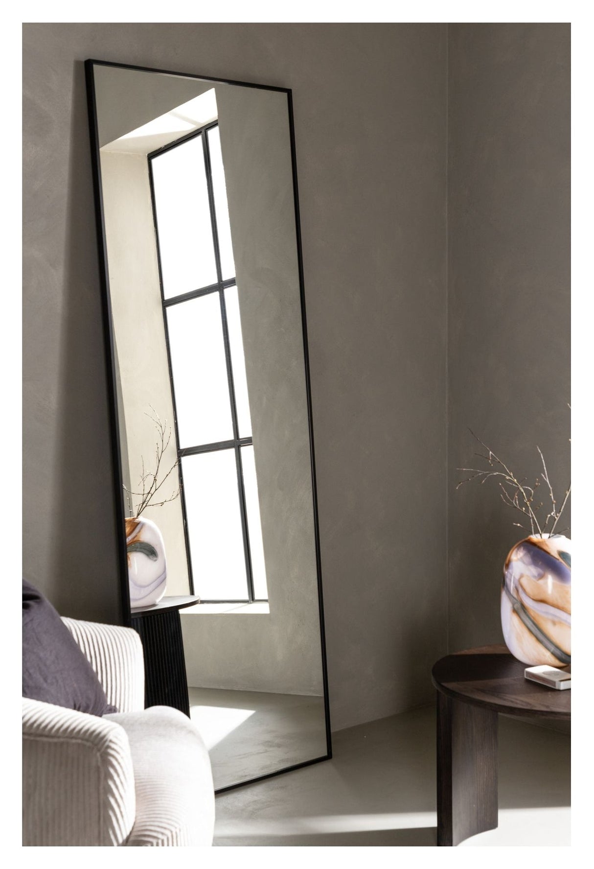 Dalton Mirror 67x190 - Matt Black