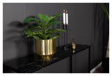 DIPP Console Table - Black Glass Top, 100x30