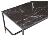 DIPP soffbord - Black Glass Top, 130x60