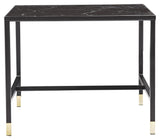 DIPP soffbord - Black Glass Top, 60x60