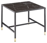 DIPP soffbord - Black Glass Top, 60x60