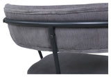 Duffy Lounge Chair, Grey Corduroy