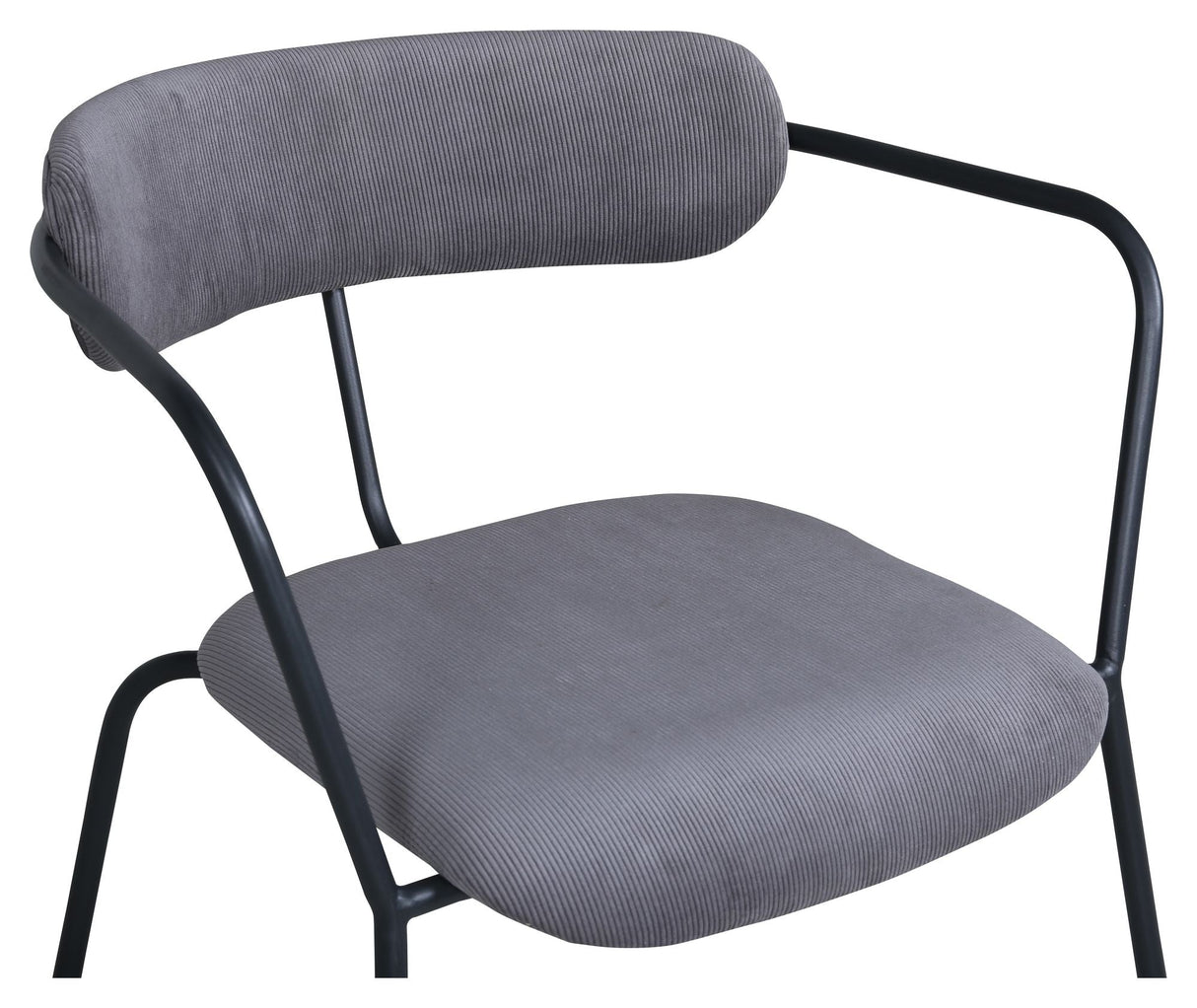 Duffy Lounge Chair, Grey Corduroy