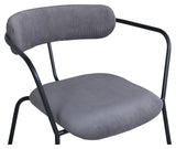 Duffy Lounge Chair, Grey Corduroy