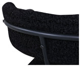 Duffy Lounge Chair, Black Teddy