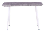 Edge Side Table - Concrete -Look/White, 110x30